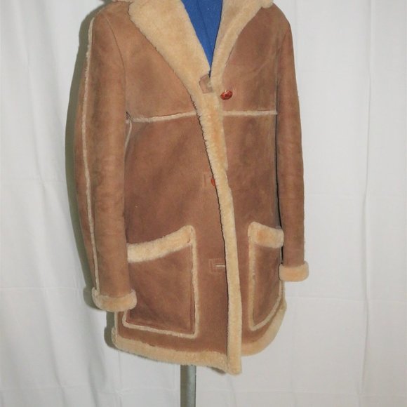 Sawyer of Napa Suede Shearling Rancher Women's Jacket 10 - Picture 7 of 13